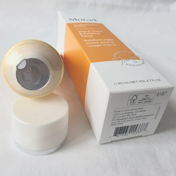 Murad Environmental Shield Vita-C Triple Exfoliating Facial 80ml Full Size New - Picture 6 of 6